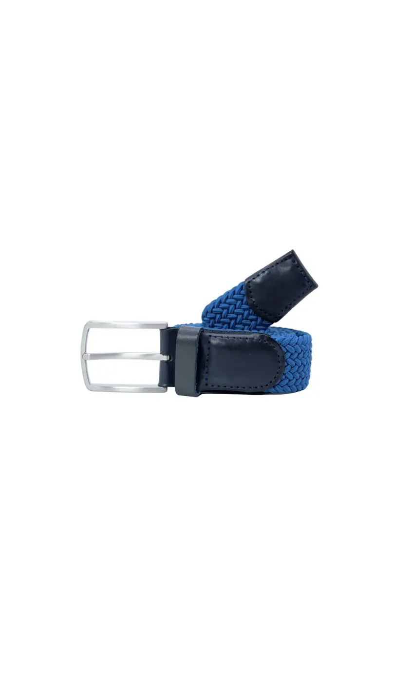 Geflochten Erelastik Guertel Blau Toptan Kemer Model Detayı
